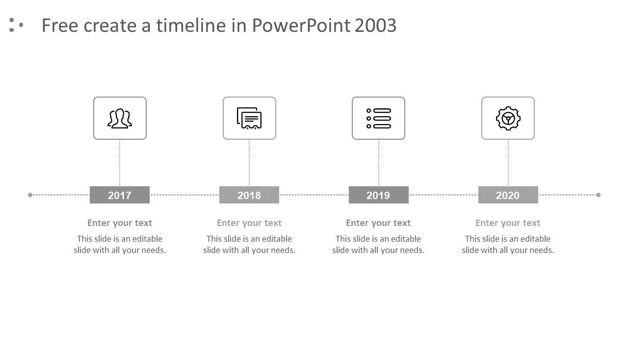 Free creating a timeline in powerpoint 2010-grey-4